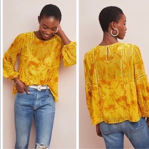 Anthropologie Yolanda Peasant Blouse